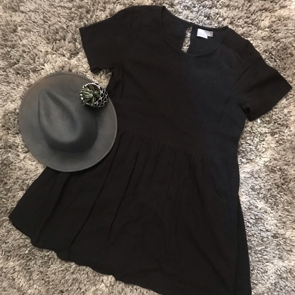 ASOS Black babydoll Dress